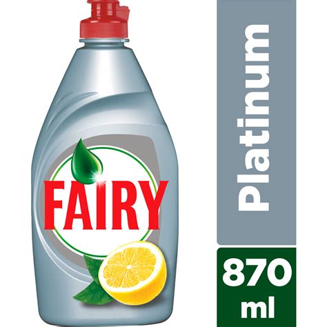 fairy platinum sıvı bulaşık deterjanı limon 870 ml